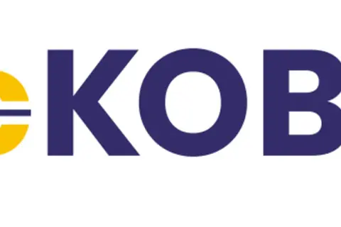 Logo eKOB. To jest książka obiektu budowlanego, która zawiera informacje o budynkach.