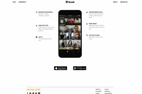 Grindr aplikacja: odkrywaj świat, poznawaj ludzi, czatuj i spotykaj się. Pobierz na App Store lub Google Play.