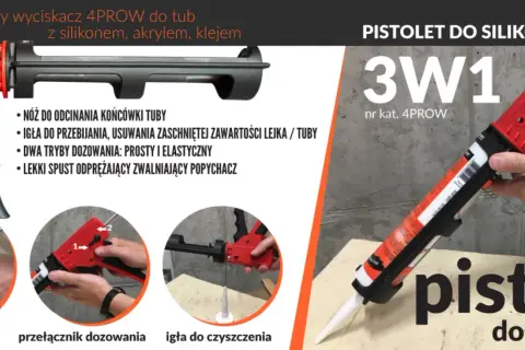 Jak używać pistoletu do silikonu - unikaj najczęstszych błędów