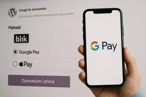 Wybierasz płatności telefonem: Blik, Google Pay lub Apple Pay. Szybko i wygodnie zapłacisz za zakupy.