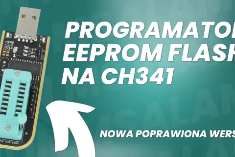 Programator EEPROM Flash na CH341, nowa poprawiona wersja. Urządzenie z gniazdem do układów i złączem USB.