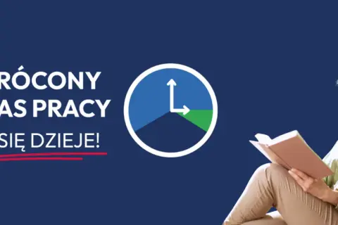 Skrócony czas pracy to się dzieje! Kobieta czyta książkę, ciesząc się wolnym czasem.