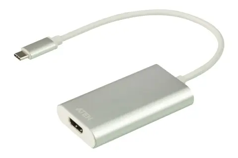 Adapter USB-C na HDMI. Umożliwia podłączenie aparatu do komputera jako kamery, przesyłając obraz w wysokiej jakości.