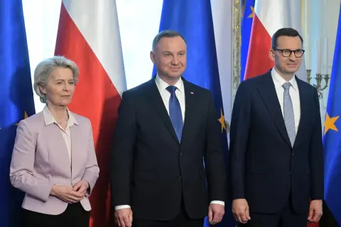 Ursula von der Leyen, Andrzej Duda i Mateusz Morawiecki. Kto wymyślił zielony ład w Europie? Dyskusja o przyszłości.
