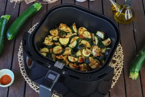 Courgettes grillées Air Fryer : le secret croustillant en 15 min !