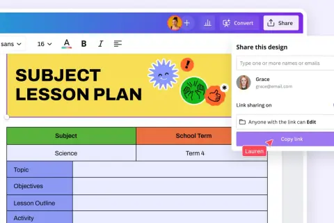Tworzenie planu lekcji, jak napisać projekt edukacyjny, jest proste. Kliknij "Kopiuj link", aby udostępnić.