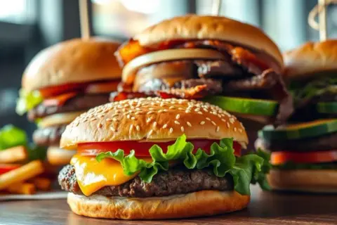 Kaloryczność burgera: Od 150 do 1200 kcal i 5 sposobów na lżejszy