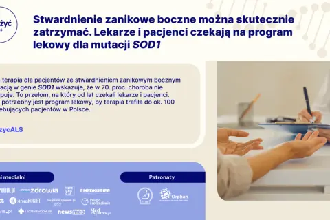 Lekarze i pacjenci czekają na program lekowy dla mutacji SOD1, która może zatrzymać stwardnienie zanikowe boczne.