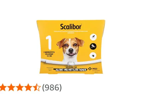 Scalibor Halsband für kleine Hunde, schützt vor Parasiten. Informieren Sie sich über mögliche Scalibor Halsband Nebenwirkungen.