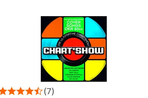 Cover-Songs der 80er: Chart Show mit Künstlern wie David Bowie, Kim Carnes, Soft Cell, Marianne Faithfull, Kylie Minogue, Kim Wilde. Alphabetisch geordnet.