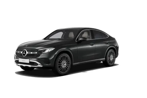 Elegancki, ciemnoszary Mercedes GLC Coupe. Sprawdź aktualną mercedes glc coupe cena i dostępne konfiguracje.