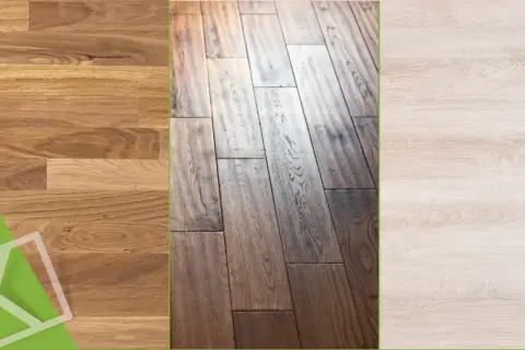 Tre campioni di parquet: chiaro, scuro e naturale. Quale pavimento scegliere per la tua casa?
