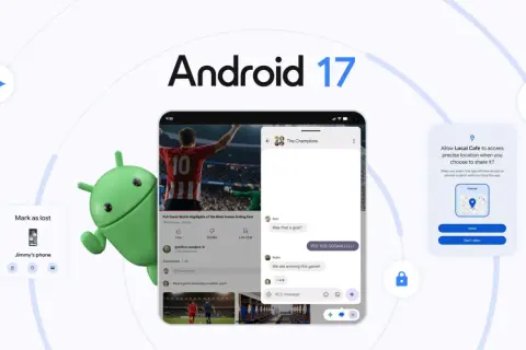 Noticias Android 17: el robot verde muestra funciones como marcar un teléfono como perdido y compartir ubicación precisa.