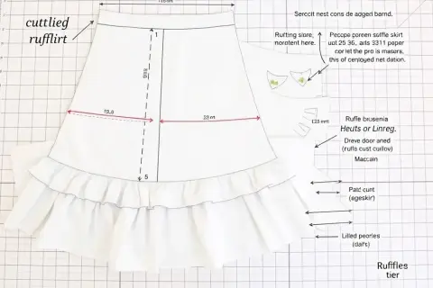 Spódnica z falban DIY: Uszyj modny hit lata krok po kroku!