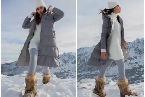 Stylowe inspiracje na zimę: jak nosić szarą kurtkę w modnych stylizacjach