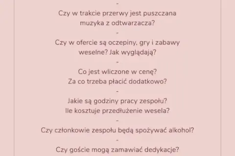 O co pytać DJ-a weselnego, aby uniknąć rozczarowania na weselu