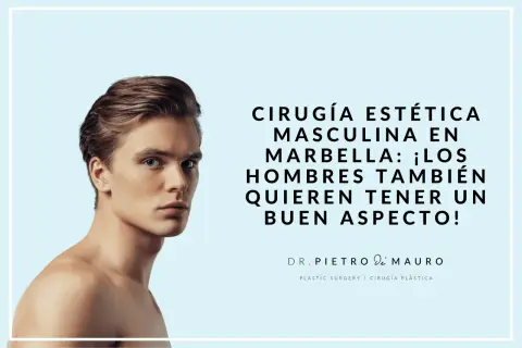 Joven con mirada intensa. Cirugía estética masculina en Marbella: ¡los hombres también quieren tener un buen aspecto!