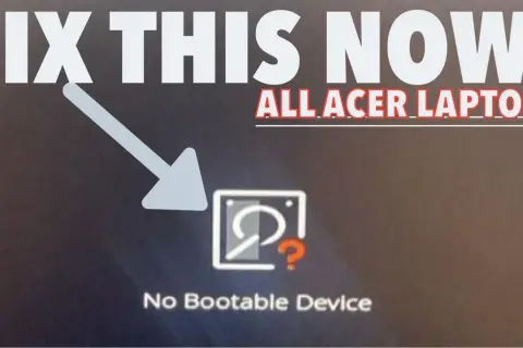 No Bootable Device Acer: Naprawa krok po kroku. Dysk czy system?