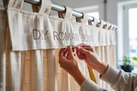 Uszyj roletę rzymską krok po kroku: Praktyczny poradnik DIY