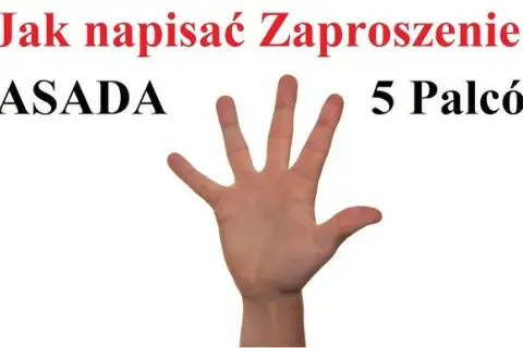 Zaproszenie idealne? Poznaj "5 palców", wzory i unikaj faux pas!