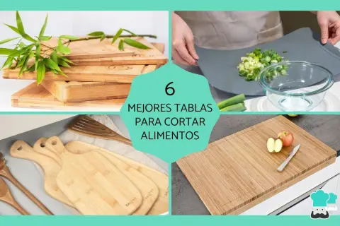 Tablas de bambú apiladas y listas para usar. Descubre la mejor madera para tabla de cortar y prepara tus alimentos con estilo.