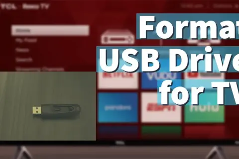 Jaki format pendrive do telewizora? Sprawdź, aby uniknąć problemów z kompatybilnością