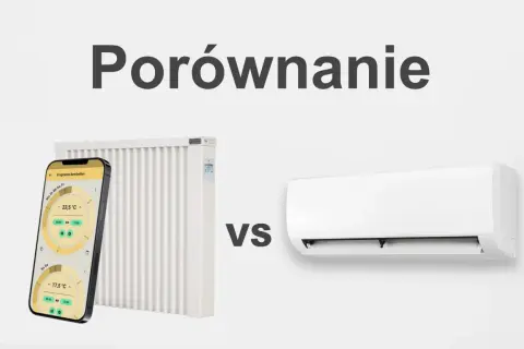 Porównanie: grzejnik sterowany aplikacją vs klimatyzator. Wybierz najlepsze rozwiązanie dla swojego domu.