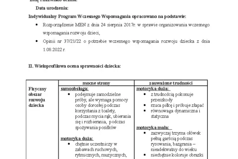 Jak napisać program wczesnego wspomagania rozwoju dziecka skutecznie