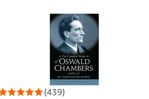 Buchcover: "The Complete Works of Oswald Chambers", mit Porträt des Autors.