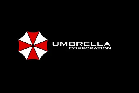 Logo Umbrella Corporation, symbolizujące potęgę i tajemnicę tej korporacji.