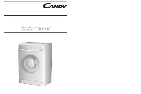 Pralka Candy Smart Activa. Instrukcja obsługi po polsku.