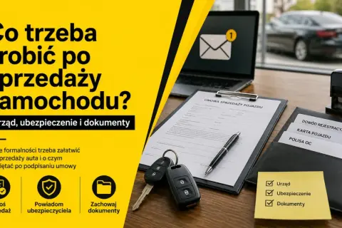 Formalności po sprzedaży auta: urząd, ubezpieczenie, dokumenty. Jak sprzedać samochód na części? Kluczyki, umowa, polisa OC.
