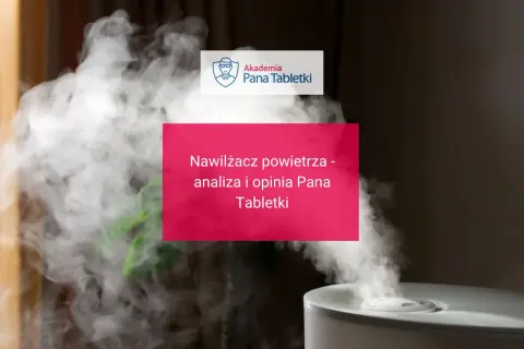 Nawilżacz powietrza w akcji, pokazujący proces ewaporacji. Analiza i opinia Pana Tabletki.
