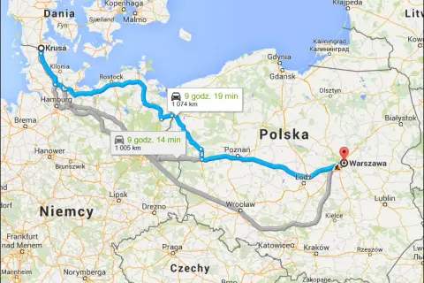 Położenie Danii: mapa, sąsiedzi i jak dojechać z Polski?