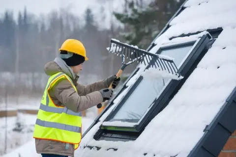 Jak usunąć śnieg z dachu bezpiecznie i skutecznie, unikając uszkodzeń