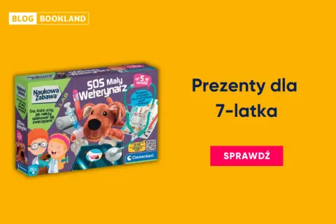 Zestaw naukowy "SOS Mały Weterynarz" to idealny prezent pod choinkę dla 7 latka. Dzieci nauczą się, jak opiekować się zwierzętami.