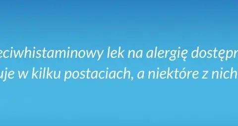 Zyrtec krople czy na receptę - co musisz wiedzieć przed zakupem