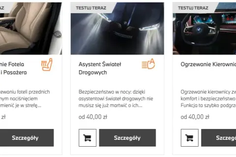 Abonament BMW na podgrzewane fotele - poznaj ceny i szczegóły