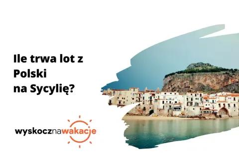 Ile się leci do Włoch na Sycylię? Malownicze miasteczko nad morzem z widokiem na klif.