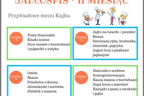 Dieta 11-miesięcznego dziecka: Co może jeść? Jadłospis i porady eksperta