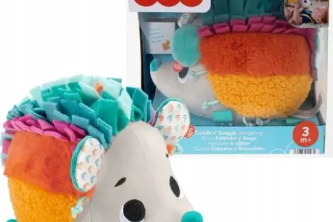 Fisher Price kolorowy jeż zabawka sensoryczna – rozwój zmysłów dziecka