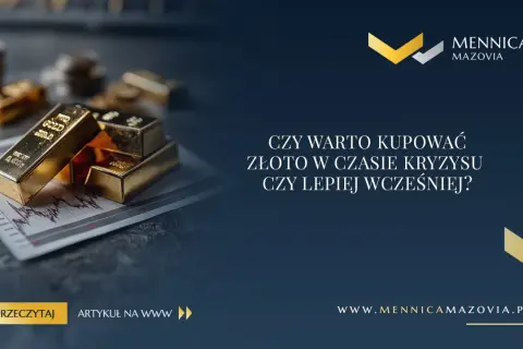 Sztabki złota na wykresie giełdowym. Czy warto kupować złoto w czasie kryzysu? Prognozy kursu złota.