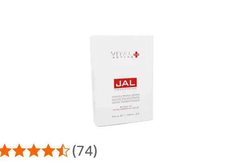 Caja de JAL Vital Plus, tratamiento concentrado con ácido hialurónico.