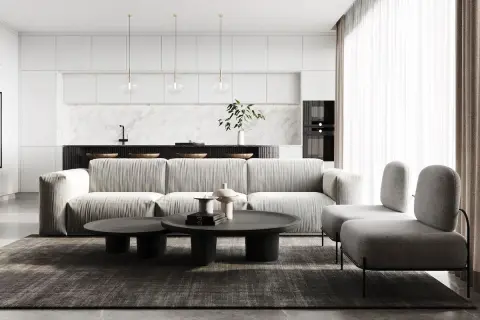 Luxuriöses Wohnzimmer modern gestalten: Ideen für eleganten Stil