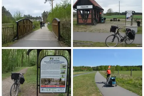 Rowerzyści przemierzają malownicze trasy rowerowe Milicz, odkrywając uroki dawnej kolejki wąskotorowej.