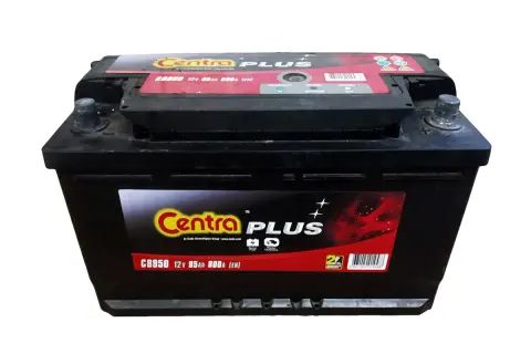Akumulator Centra PLUS CB950 12V 95Ah 800A. Idealny do skupu akumulatorów, cena za kg atrakcyjna.