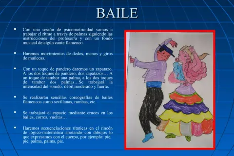 Ilustración de un niño y una niña bailando, ideal para un villancico flamenco para niños.