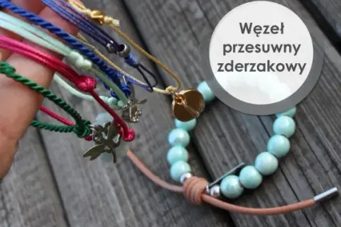 Węzeł przesuwny, chirurgiczny? Zrób trwały supeł na bransoletce!