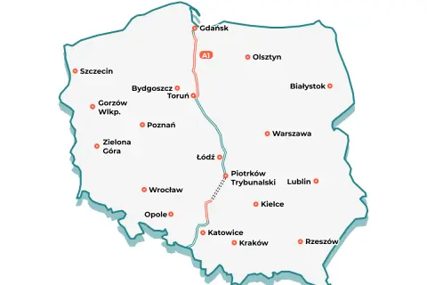 Długość autostrady A1 w km – wszystko, co musisz wiedzieć o jej przebiegu