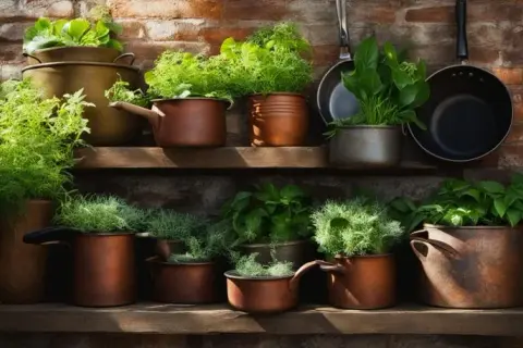 10 kreatywnych pomysłów na stare garnki w ogrodzie - DIY